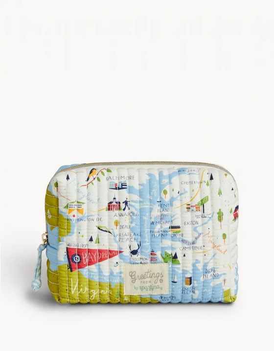 Bay Dreams Quilted Cosmetic Bag