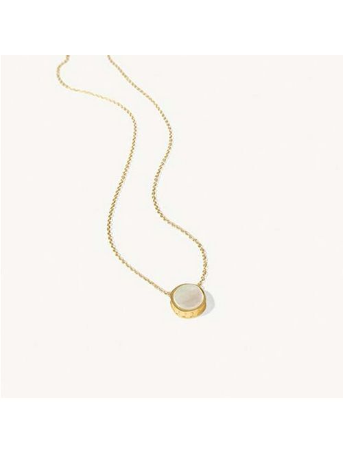 Naia Petite Necklace 16&quot; Pearlescent