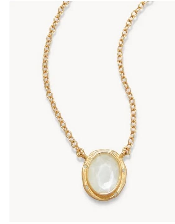 Spartina Sand Bar Pendant Necklace 18&quot; Mother-of-Pearl