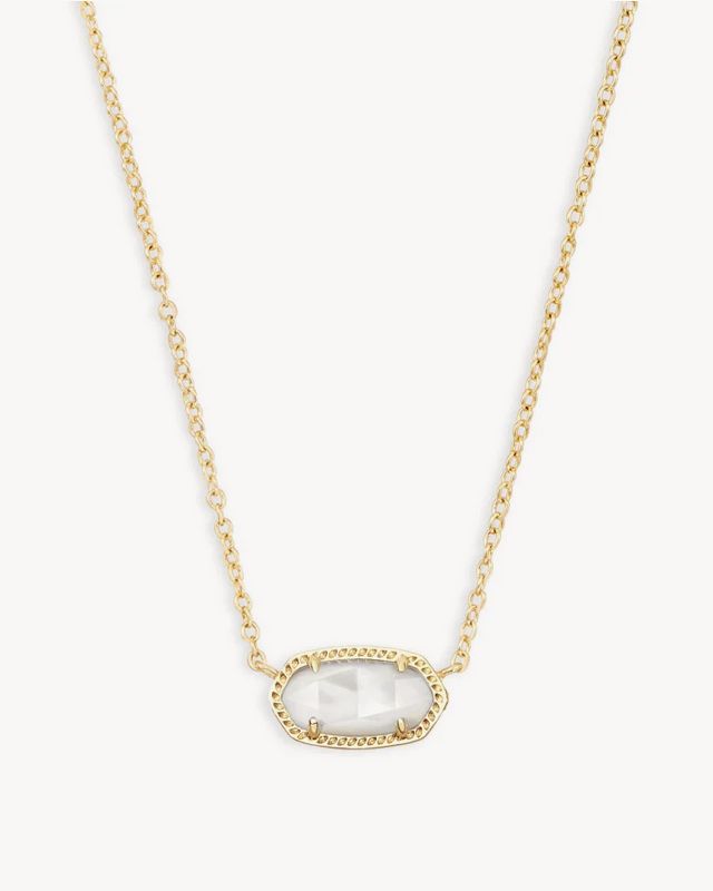 Elisa Necklace Ivory Mother of Pearl Gold