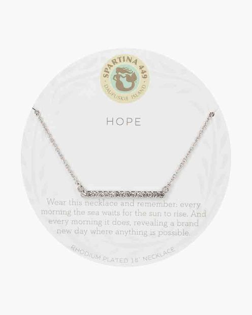 Sea La Vie Necklace Hope/Horizon Silver