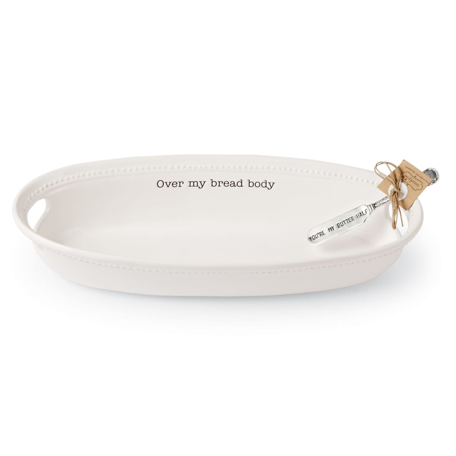 Ceramic Bread Basket Set Over My Bread Body