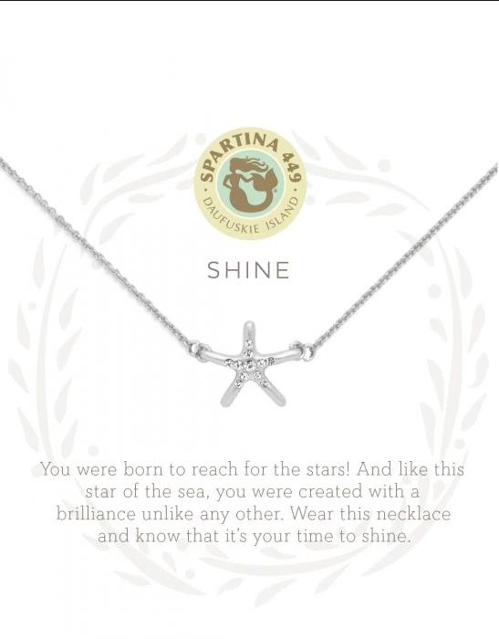 Sea La Vie Necklace Shine/Starfish Silver