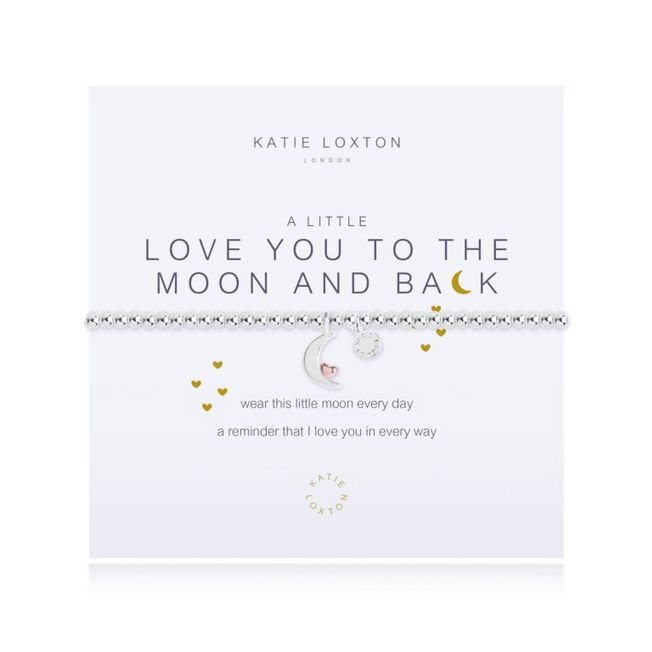 A Little Love You To The Moon And Back Bracelet Silver