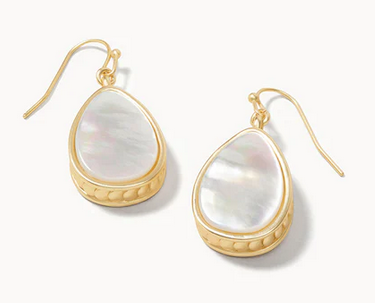 Naia Teardrop Earrings Pearlescent