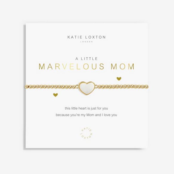 A Little Marvelous Mom Gold Bracelet