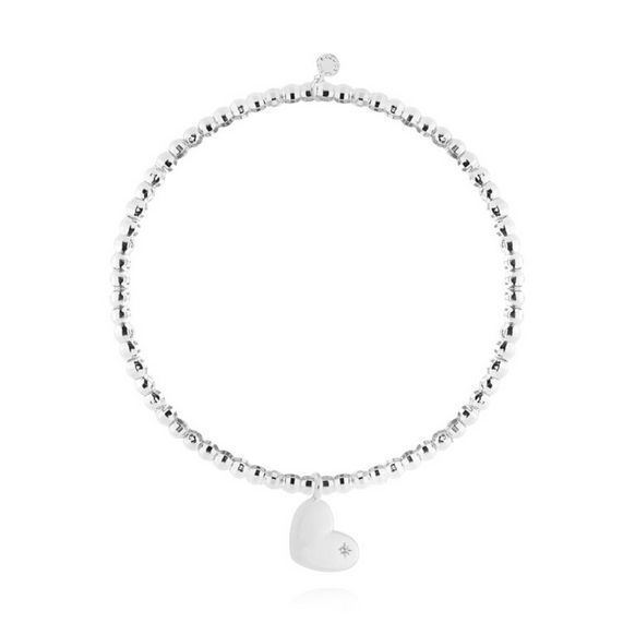 Faceted A Little Mom To Be Bracelet Silver