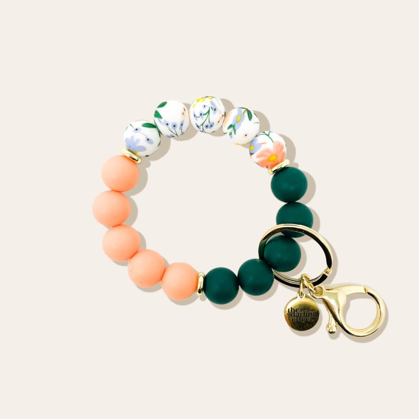 Hands Free Keychain Wristlet Always In Bloom