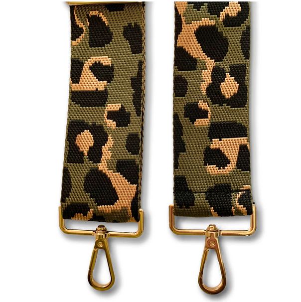 Pom Pom Strap Camouflage Khaki