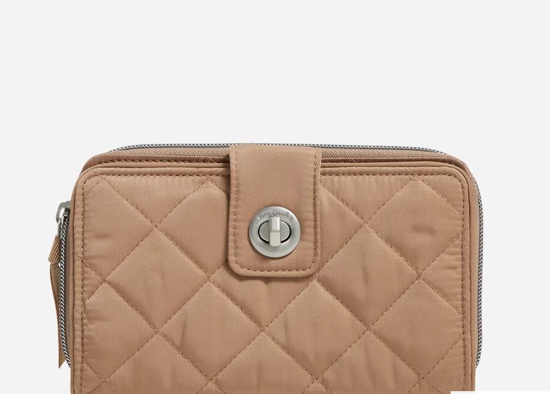 RFID Turnlock Wallet | Meadowlark Tan