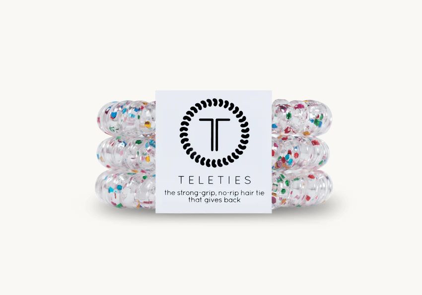 3 Pack Hair Ties Small Party People