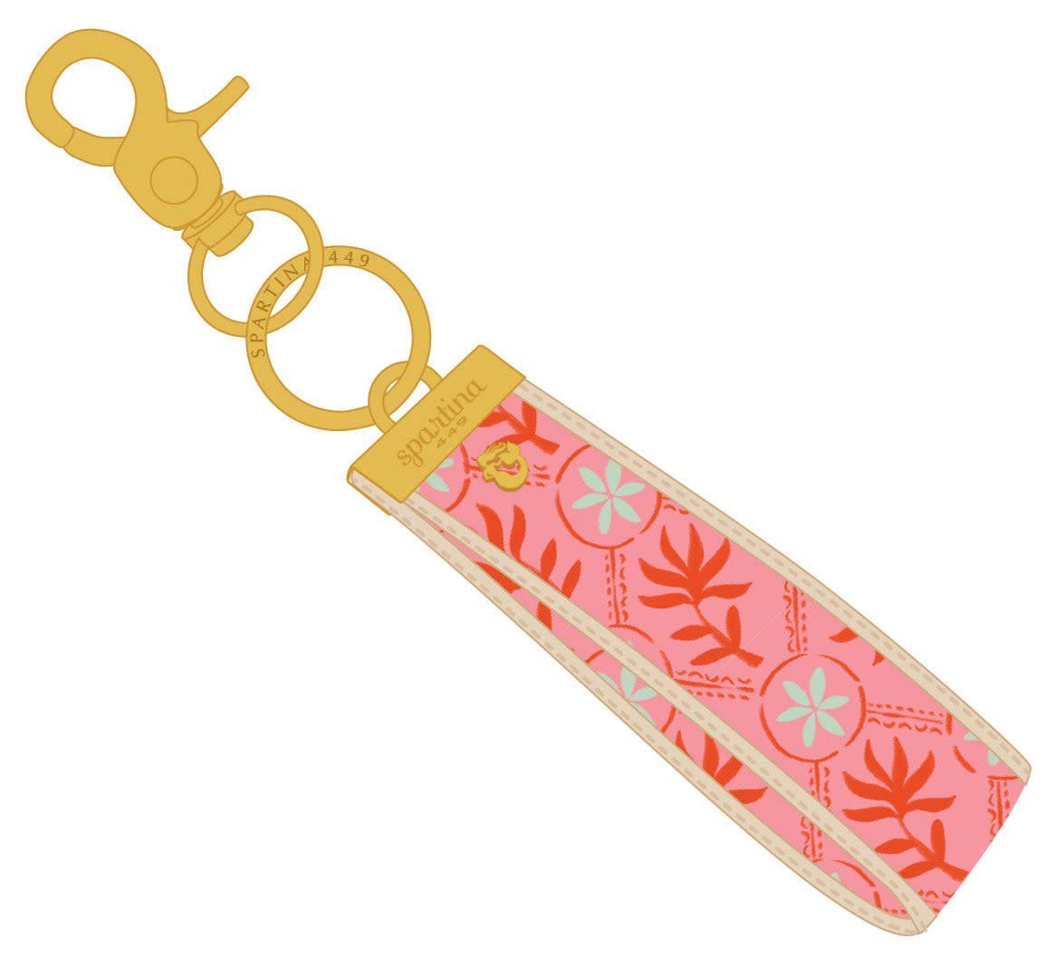 Grab-n-Go Keychain Queenie Quilted Floral