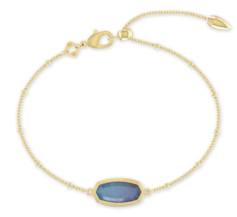 Elaina Bracelet Gold Dark Blue MOP