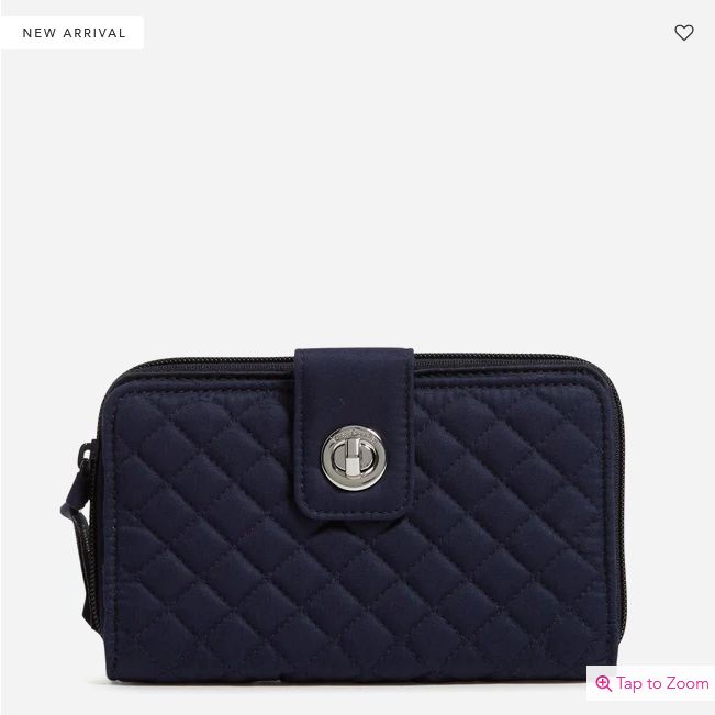 RFID Turnlock Wallet | Classic Navy