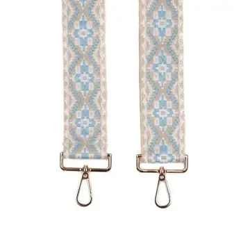 Pom Pom Strap Blue Tapestry