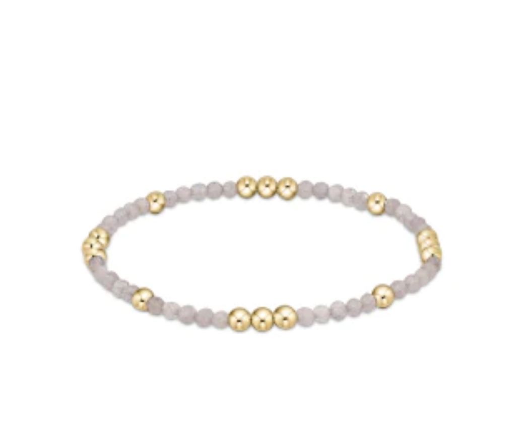 Worthy Pattern 3mm Bead Bracelet Labradorite