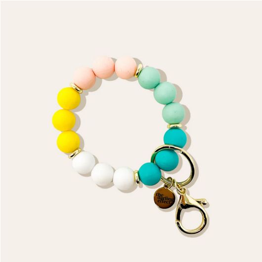 Hands Free Keychain Wristlet Beach Days