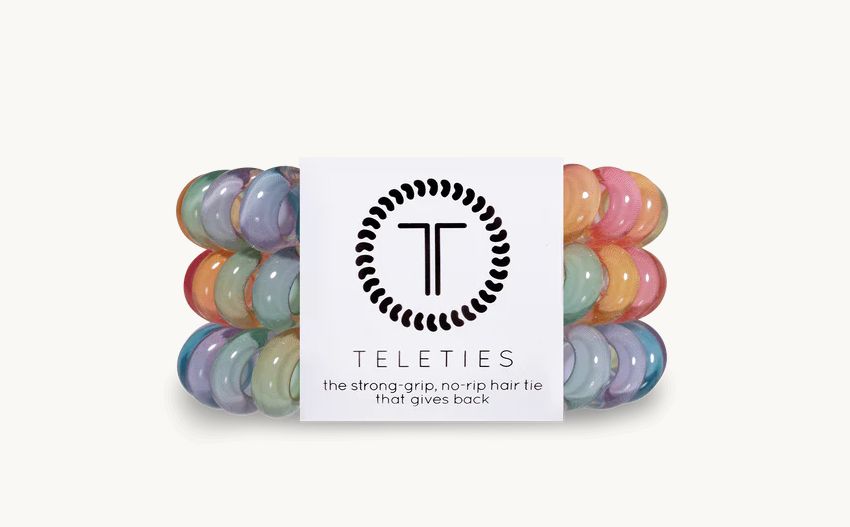 3 Pack Hair Ties Large Rainbow Road