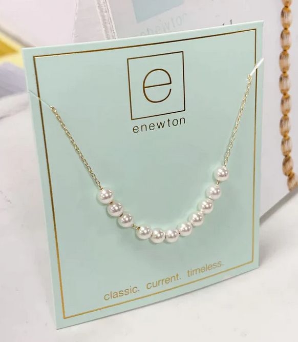 16 Inch Necklace Classic Beaded Bliss 4mm Pearl