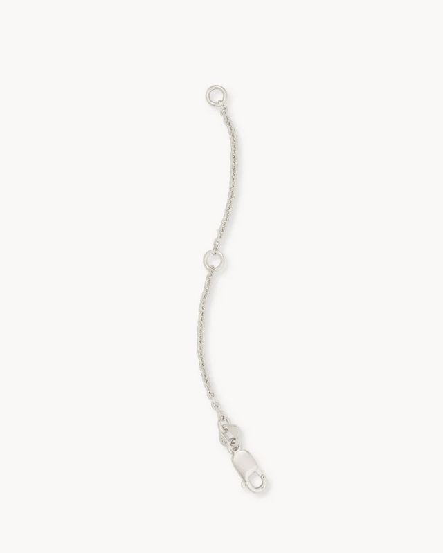 Necklace Extender 2 in Lobster Rhodium
