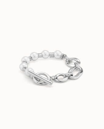 Pearl &amp; Match Silver Bracelet