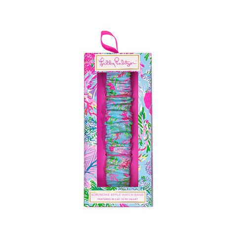 Scrunchie Apple Watch Band- Cay to My Heart