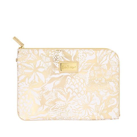 Tech Pouch Set Safari Sangria Gold