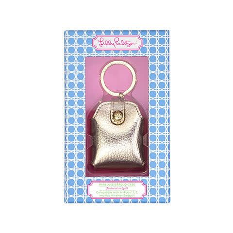Wireless Earbud Case- Gold