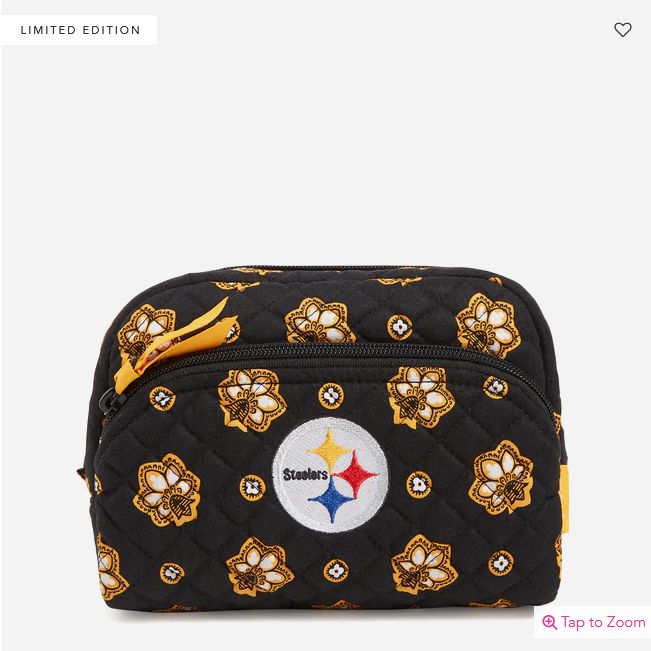 Medium Cosmetic: Black/Yellow Bandana w/ Pittsburgh Steelers