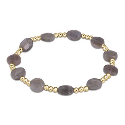 Admire Gold 3mm Bead Bracelet Labradorite