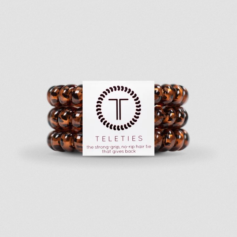 3 pack Hair Ties Large Tortoise