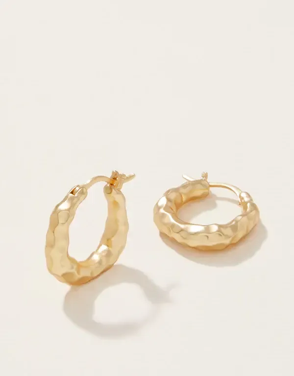 Everyday Hoop Earrings Gold