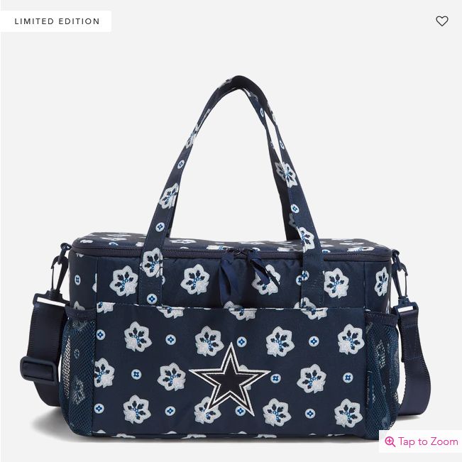 Cooler: Blue/Gray Bandana w/ Dallas Cowboys