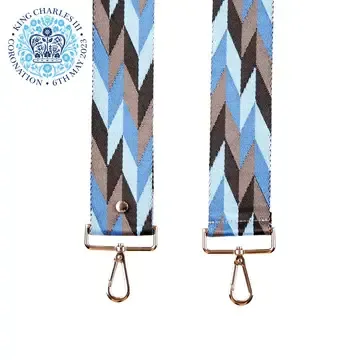 Pom Pom Strap Royal Blue Harlequin
