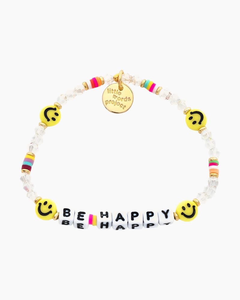 Be Happy Beaded Bracelet Sunshine