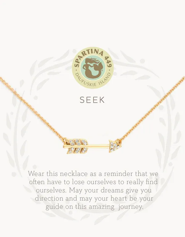 Sea La Vie Necklace Seek/Arrow Gold