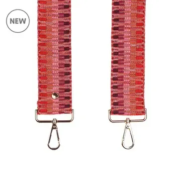 Pom Pom Strap Pink Twill
