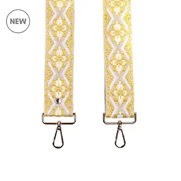 Pom Pom Strap Yellow Tapestry