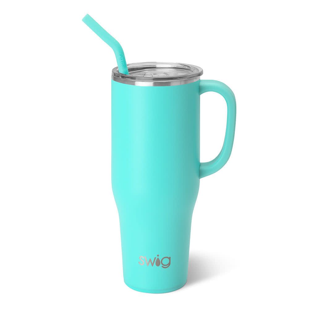 Mega Mug 40 oz Aqua