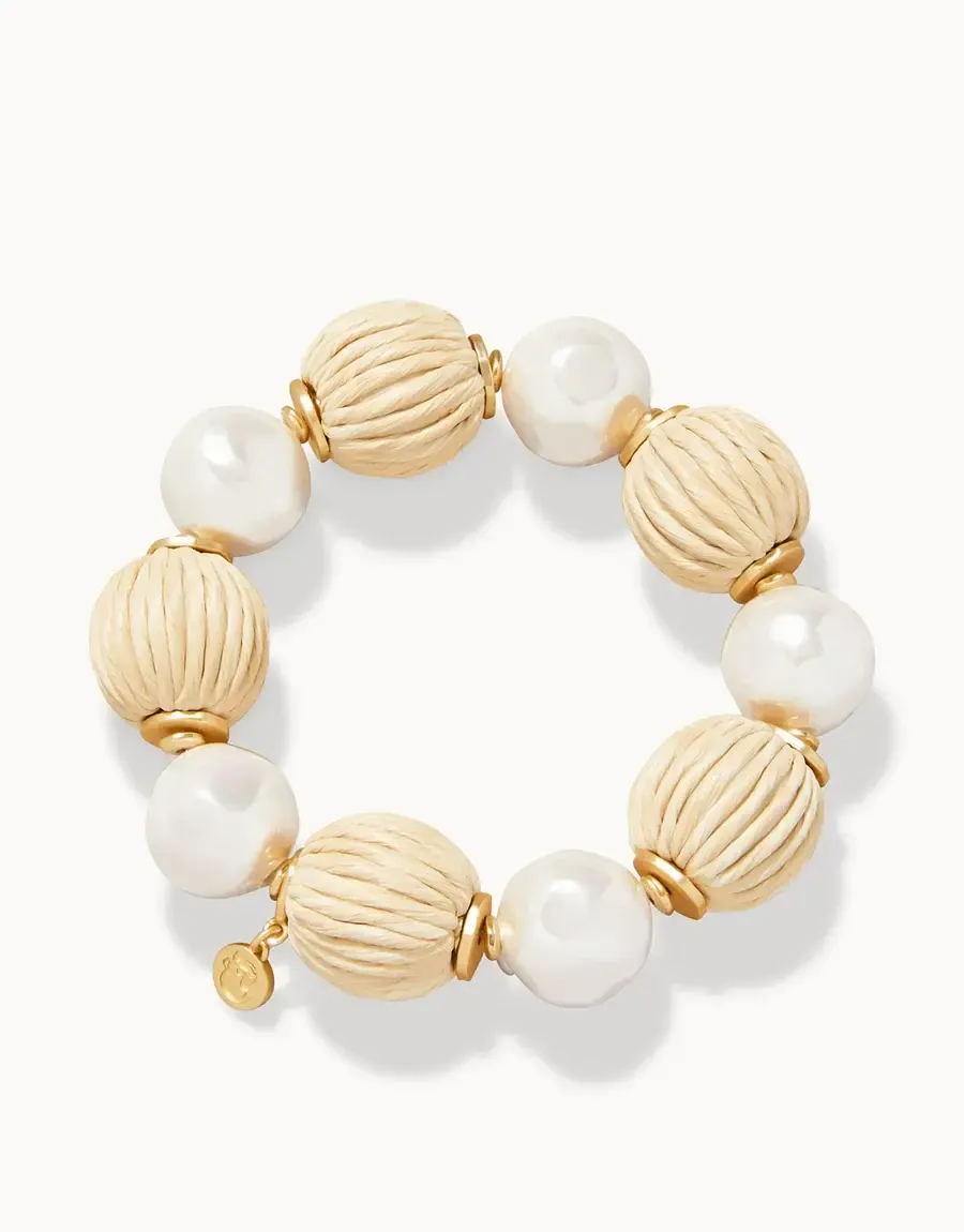 Stretch Bracelet Bahia Pearl/Natural