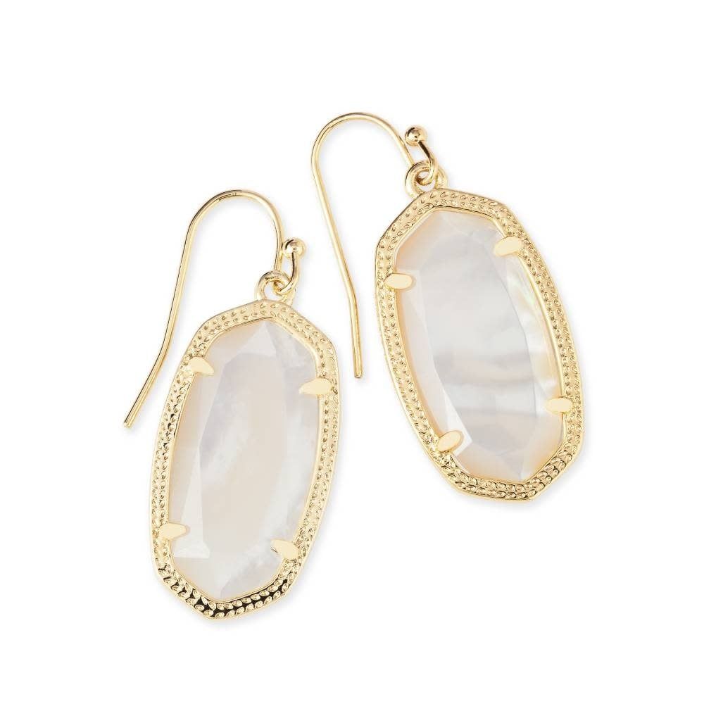 Dani Gold Earrings Mother of Pearl