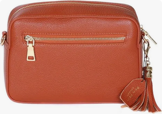 Pom Pom London City Bag  Burnt Orange