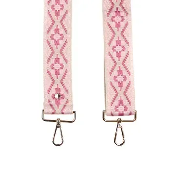 Pom Pom Strap Pink Tapestry