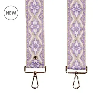 Pom Pom Strap Lilac Tapestry