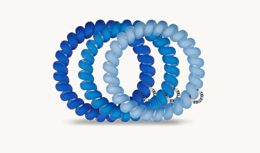 3 Pack Hair Ties Large Cobalt