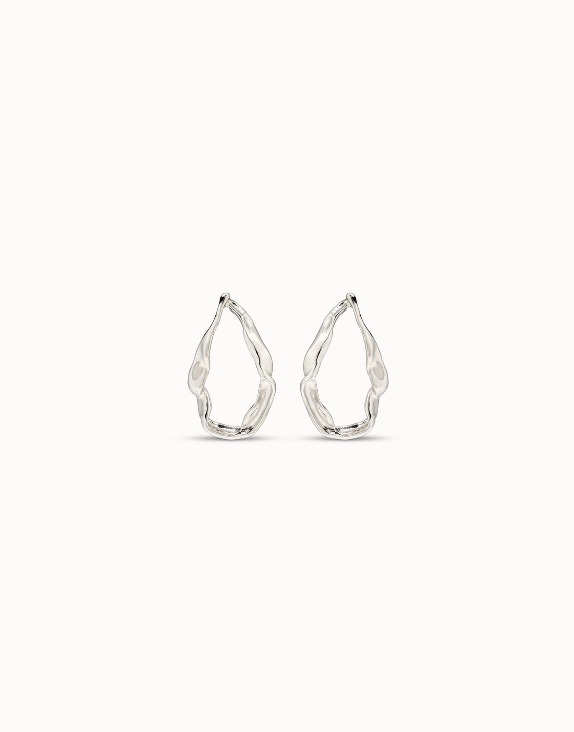 Earrings Tide Silver Wave Teardrop