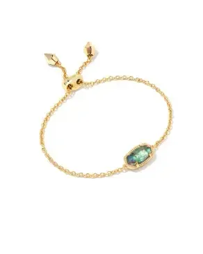 Elaina Bracelet Gold Lilac Abalone