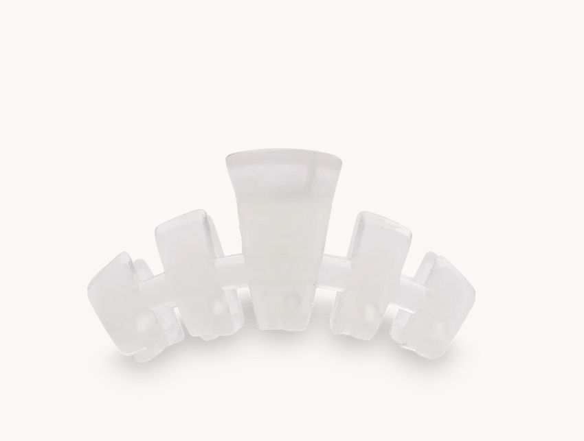 Classic Tiny Hair Clip Coconut White