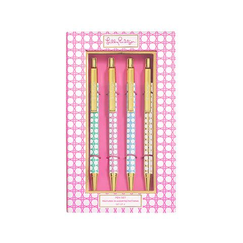 Ink Pen Set Assorted Caning