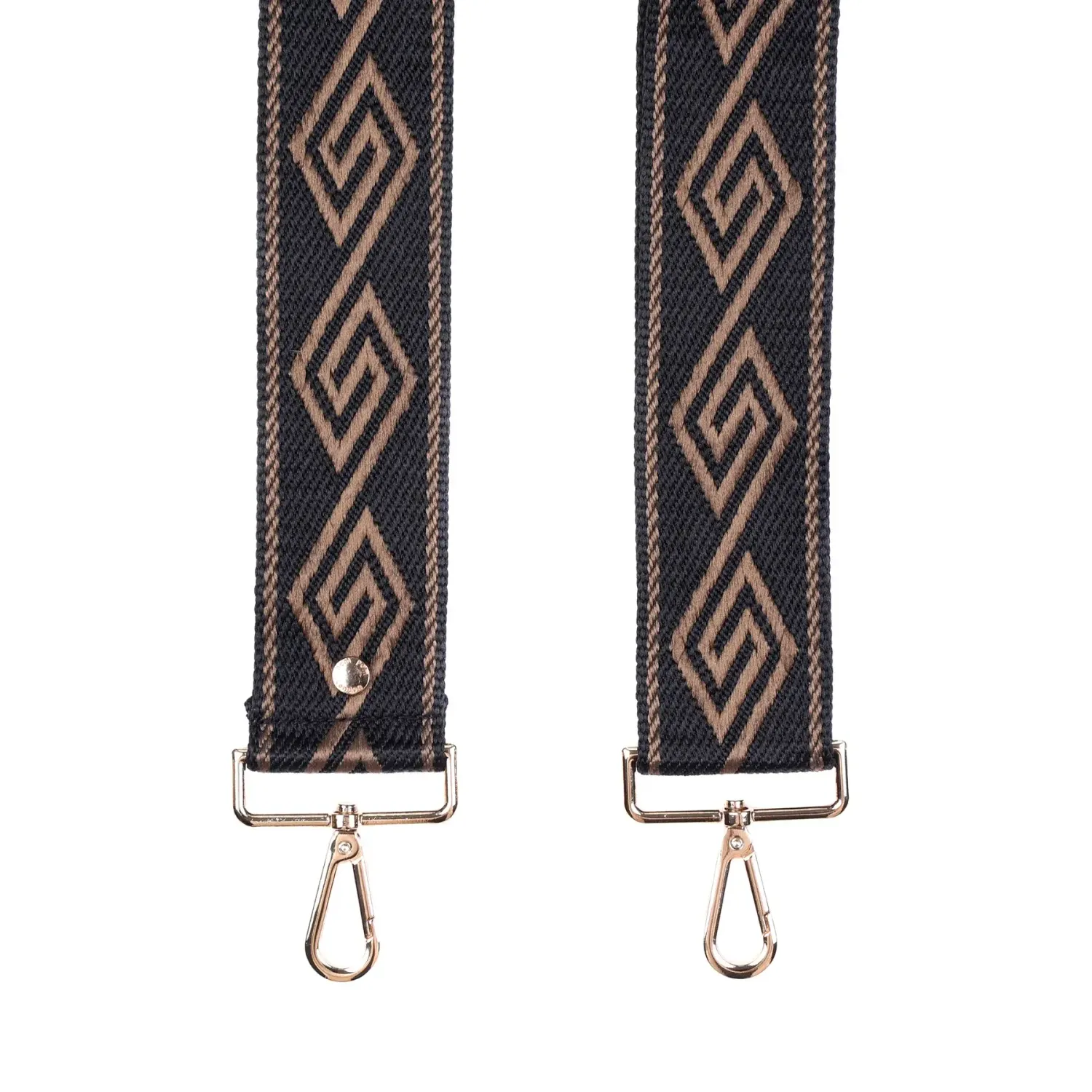 Pom Pom Strap Cocoa &amp; Black Egyptian